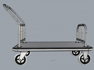 hotel trolley 04 3D Model