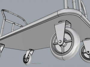 hotel trolley 04 3D Model