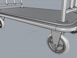 hotel trolley 04 3D Model