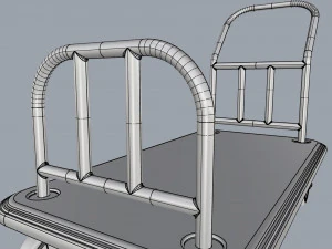 hotel trolley 04 3D Model
