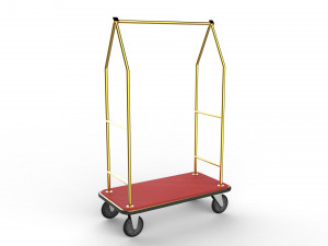 hotel trolley 05 Model 3D