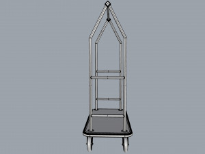 hotel trolley 05 3D Модель