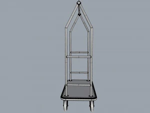 hotel trolley 05 3D Model