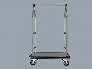 hotel trolley 05 3D Model