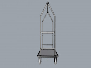 hotel trolley 05 3D Модель