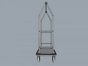 hotel trolley 05 3D Model
