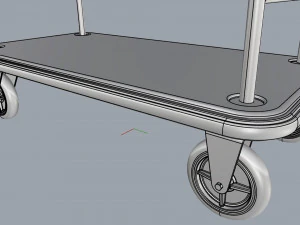 hotel trolley 05 3D Model