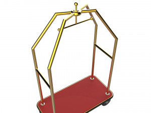 hotel trolley 06 3D Модель