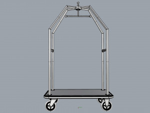 hotel trolley 06 3D Модель