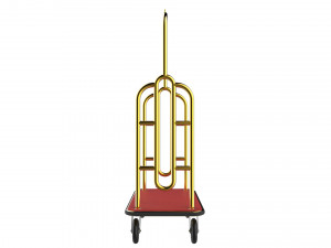 hotel trolley 07 Modello 3D