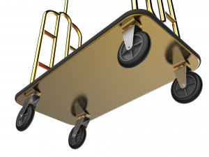 hotel trolley 07 Modello 3D