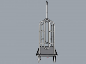 hotel trolley 07 Modello 3D