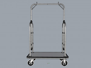 hotel trolley 07 Modello 3D