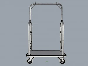 hotel trolley 07 3D Model