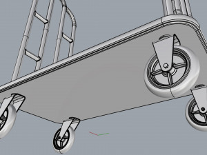 hotel trolley 07 Modello 3D