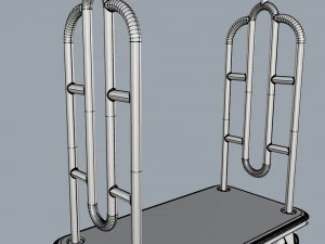 hotel trolley 07 3D Model