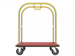 hotel trolley 08 Modello 3D