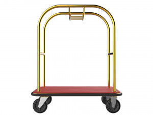 hotel trolley 08 Modello 3D