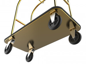 hotel trolley 08 Modello 3D