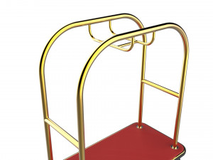 hotel trolley 08 Modello 3D
