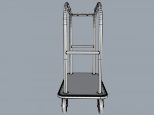 hotel trolley 08 3D Model