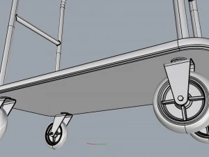 hotel trolley 08 3D Model
