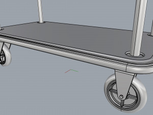 hotel trolley 08 Modello 3D