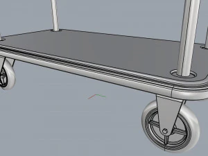 hotel trolley 08 3D Model