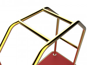 hotel trolley 09 3D Model