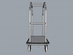 hotel trolley 09 3D Model