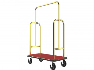 hotel trolley 10 3Dモデル