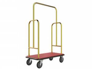 hotel trolley 10 3Dモデル