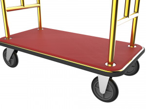 hotel trolley 10 3Dモデル