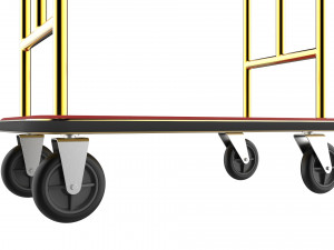 hotel trolley 10 3Dモデル