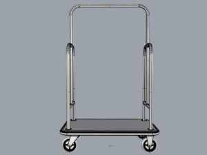 hotel trolley 10 3Dモデル