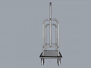 hotel trolley 10 3Dモデル