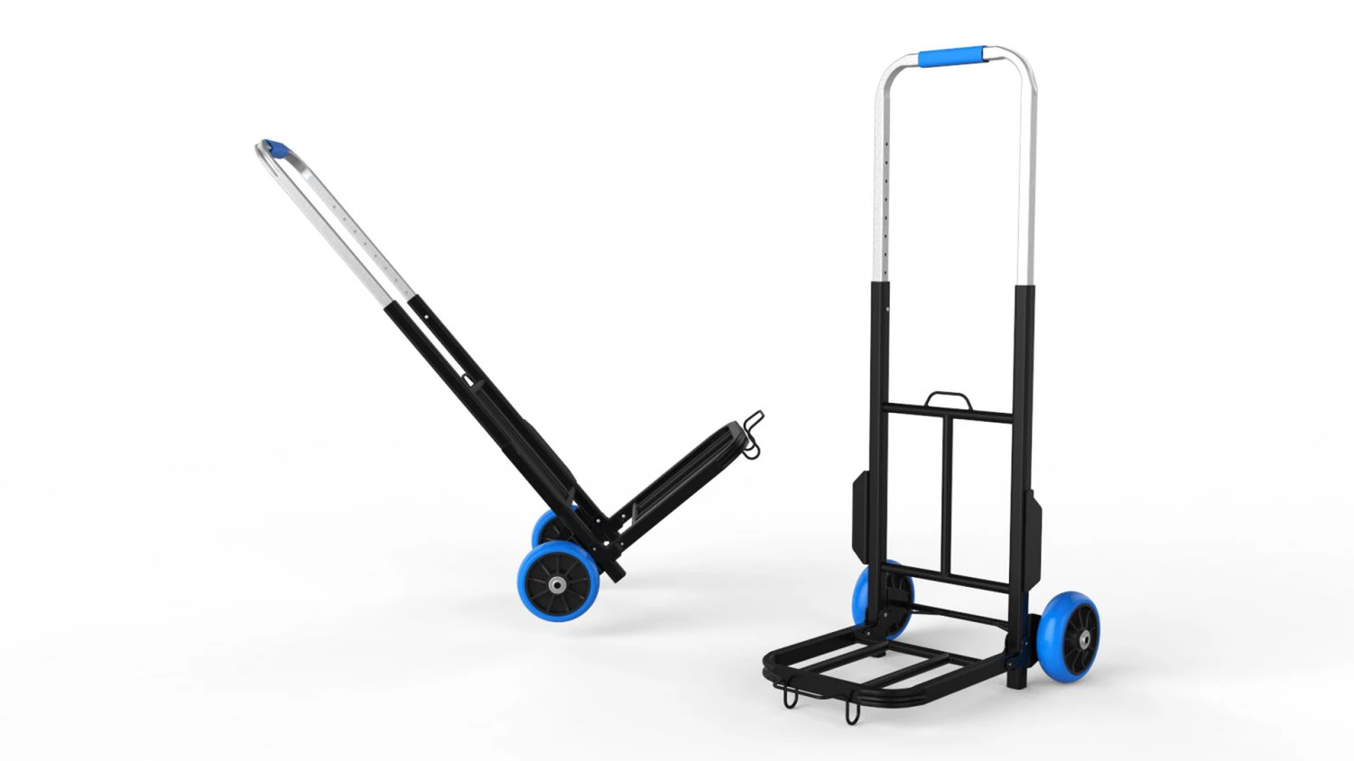 cart storage blue 3D Model .c4d .max .obj .3ds .fbx .stl .blend 
