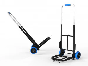 armazenamento de carrinho azul Modelo 3D