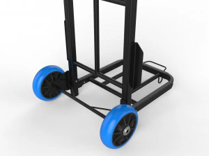 cart storage blue 3D Model