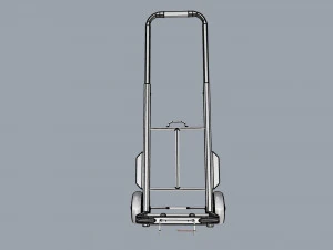 cart storage blue 3D Model