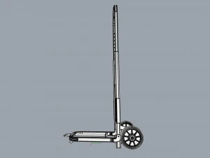 cart storage blue 3D Model