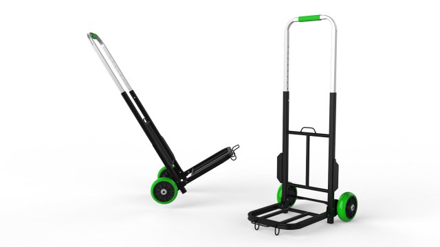 cart storage green 3D Модель .c4d .max .obj .3ds .fbx .stl .blend 