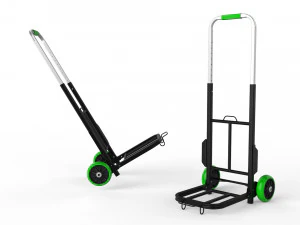 carrinho de armazenamento verde Modelo 3D