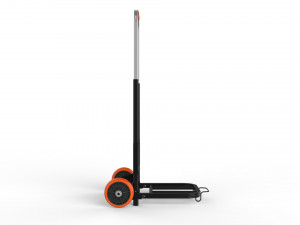 cart storage orange Model 3D