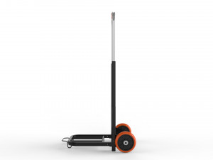 cart storage orange Model 3D