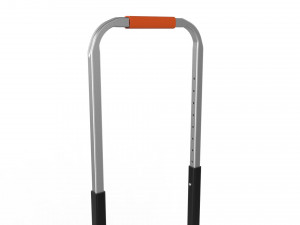 cart storage orange Model 3D