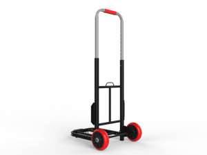 cart storage red 3D Model
