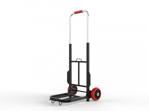 cart storage red 3D Model