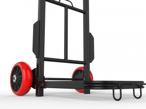 cart storage red 3D Model