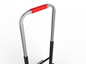 cart storage red 3D Model